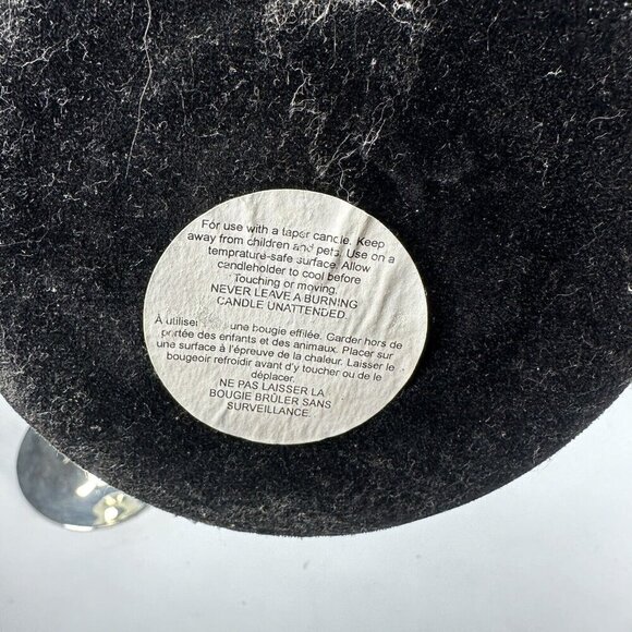 Set of Two 2 Silverplated Candle Holders Vintage 8.5" Unbranded Used Sticks - Picture 8 of 10